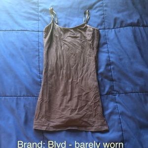 Brown tank top